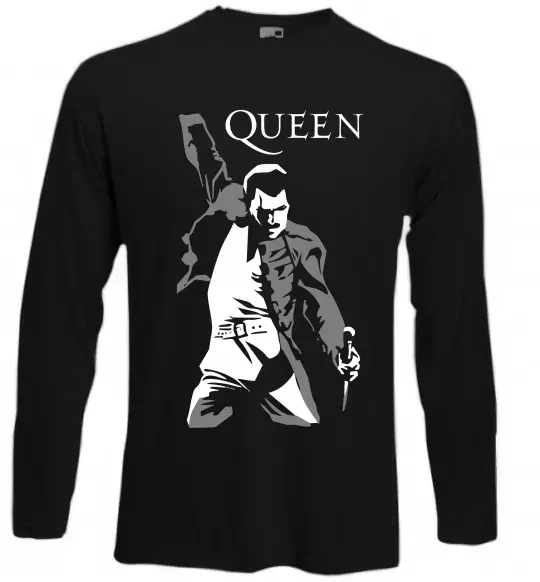 Лонгслив Freddie Mercury Queen Черный фото