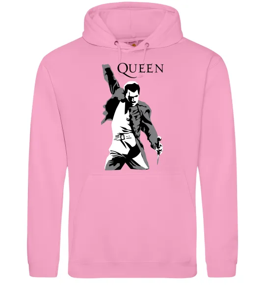 Жіноча толстовка (худі) Freddie Mercury Queen Рожевий фото