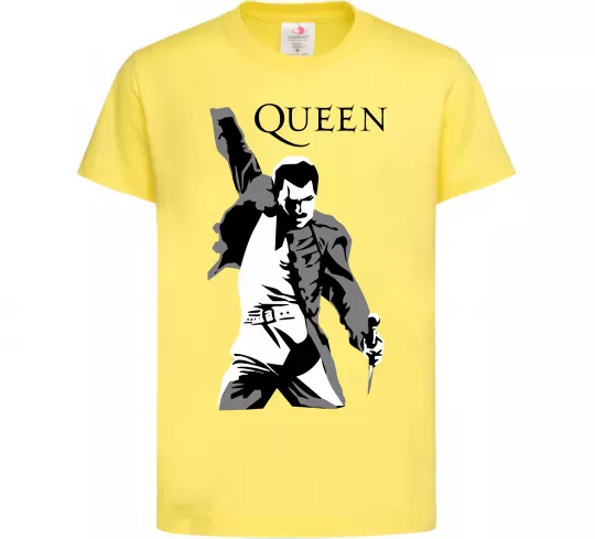 Детская футболка Freddie Mercury Queen Лимонный фото