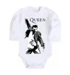 Дитячий бодік Freddie Mercury Queen Білий фото