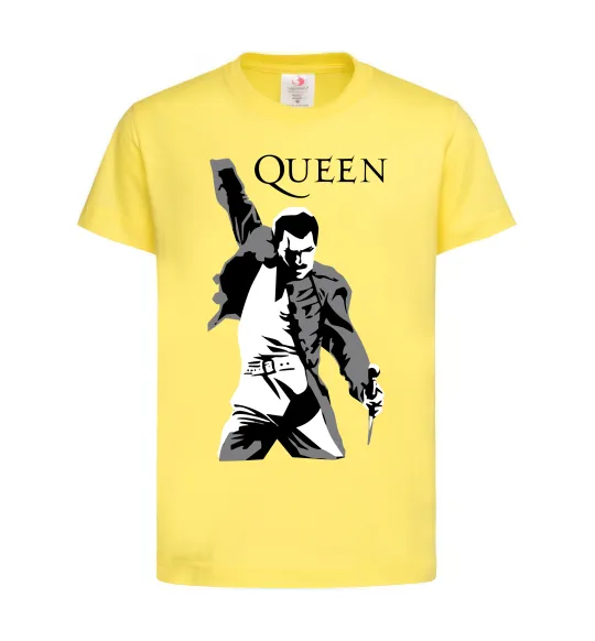Детская футболка Freddie Mercury Queen Лимонный фото