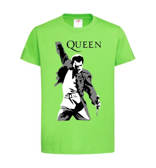 Детская футболка Freddie Mercury Queen Лаймовый фото