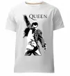Чоловіча преміум футболка Freddie Mercury Queen Білий фото