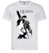 Мужская футболка Freddie Mercury Queen Белый фото