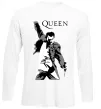 Лонгслив Freddie Mercury Queen Белый фото