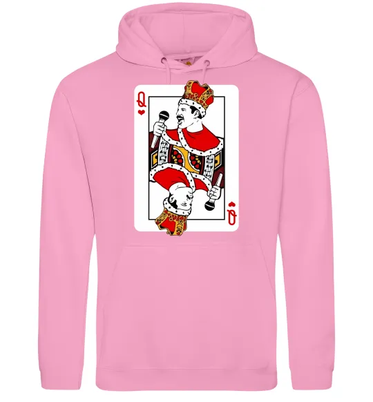 Жіноча толстовка (худі) Queen карта Рожевий фото