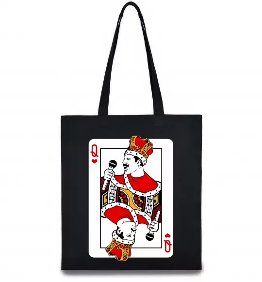 Эко-сумка Queen карта Черный фото