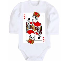 Детский боди Queen карта