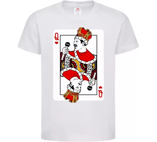 Дитяча футболка Queen карта Білий фото