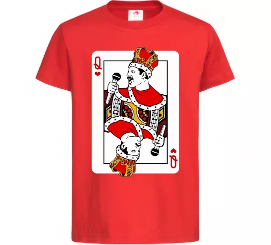 Дитяча футболка Queen карта Червоний фото