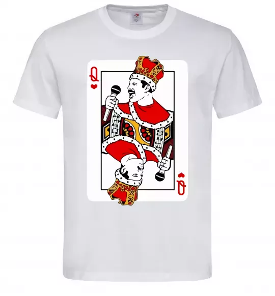 Чоловіча футболка Queen карта Білий фото