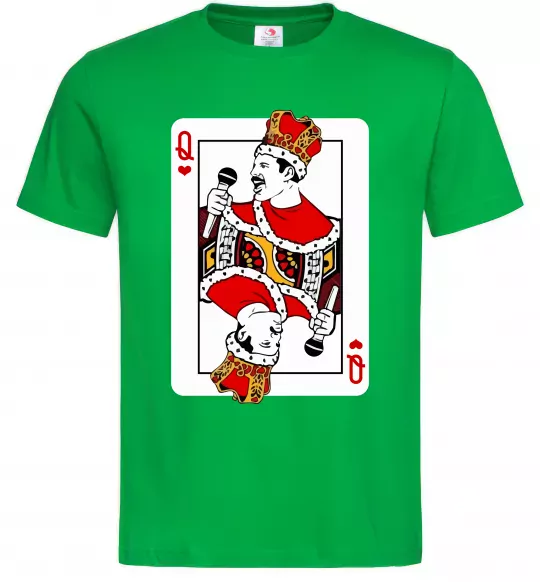 Чоловіча футболка Queen карта Зелений фото