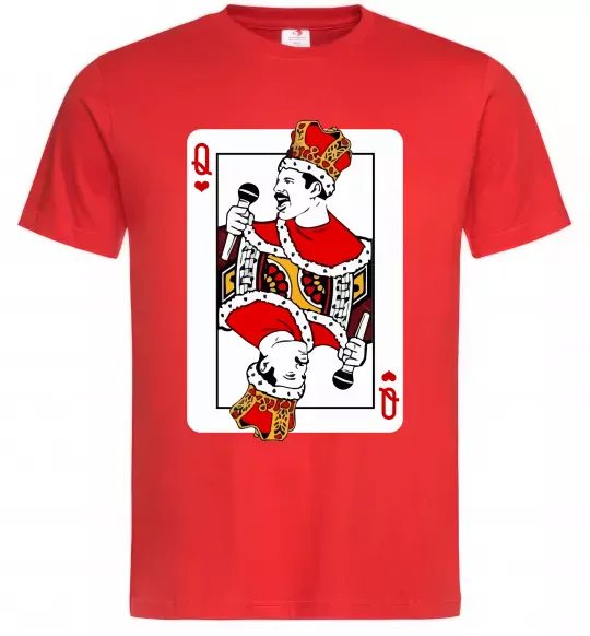 Чоловіча футболка Queen карта Червоний фото