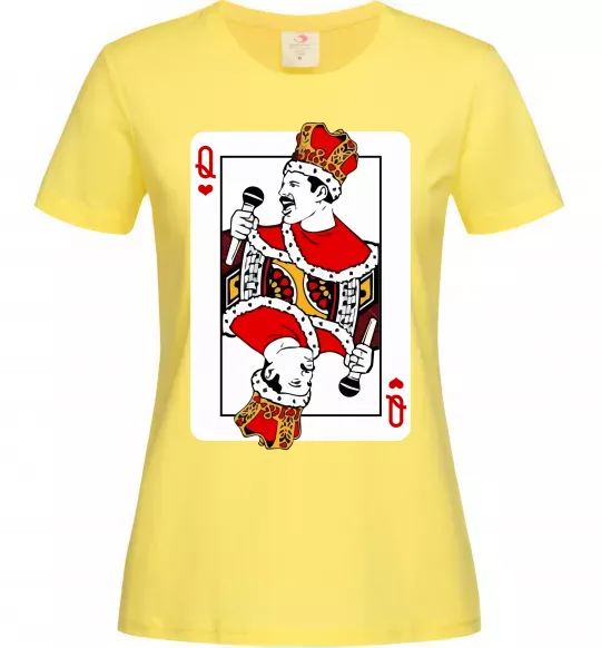 Женская футболка Queen карта Лимонный фото