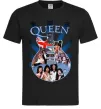 Мужская футболка Queen гітара Черный фото