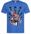 Мужская футболка Queen гітара Ярко-синий фото