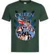 Мужская футболка Queen гітара Темно-зеленый фото