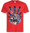 Мужская футболка Queen гітара Красный фото