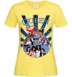 Жіноча футболка Queen гітара Лимонний фото