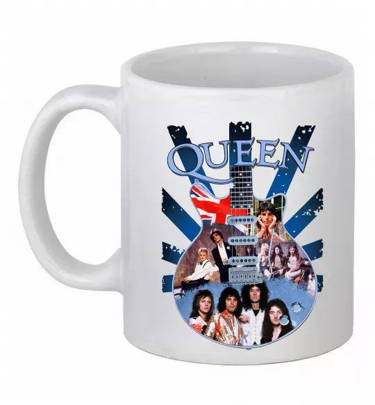 Чашка керамическая Queen гітара Белый фото