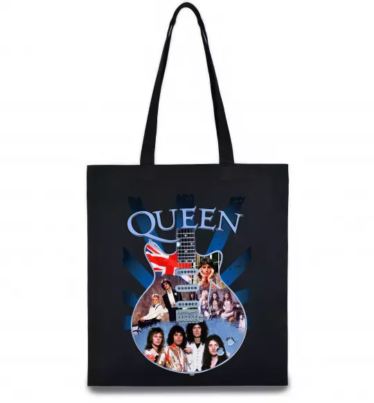 Еко-сумка Queen гітара Чорний фото