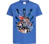 Дитяча футболка Queen гітара Яскраво-синій фото