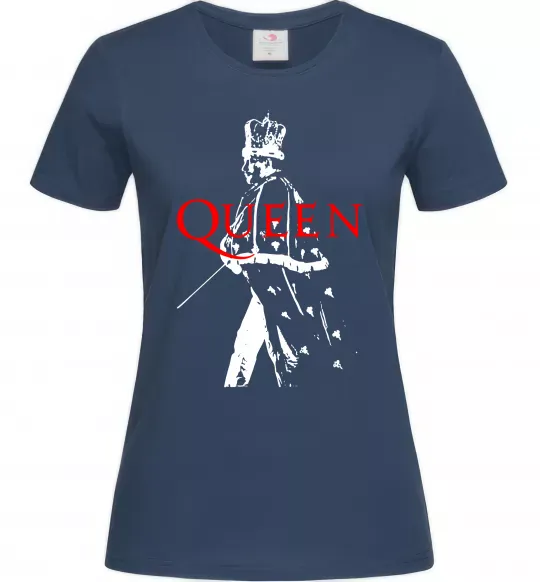 Женская футболка Freddie Mercury Темно-синий фото