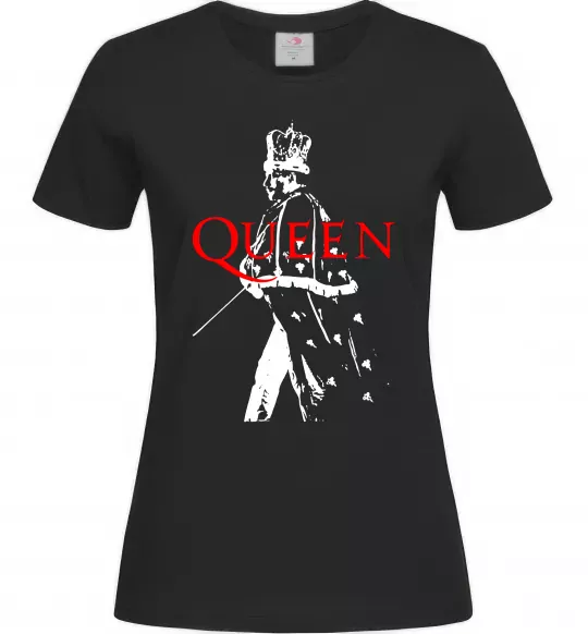 Женская футболка Freddie Mercury Черный фото