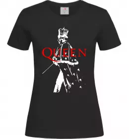 Жіноча футболка Freddie Mercury Чорний фото