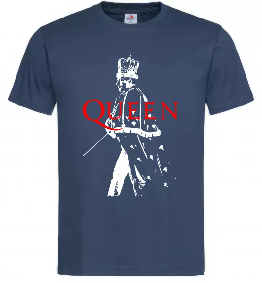 Мужская футболка Freddie Mercury Темно-синий фото