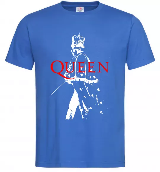 Мужская футболка Freddie Mercury Ярко-синий фото