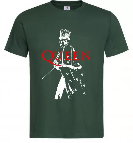 Мужская футболка Freddie Mercury Темно-зеленый фото