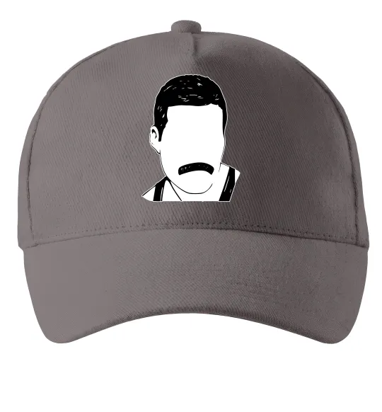Кепка Freddie Mercury вуса Серый фото