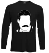 Лонгслив Freddie Mercury вуса Черный фото