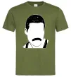 Чоловіча футболка Freddie Mercury вуса Оливковий фото