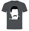 Чоловіча футболка Freddie Mercury вуса Графіт фото