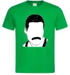 Чоловіча футболка Freddie Mercury вуса Зелений фото