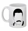 Чашка керамическая Freddie Mercury вуса Белый фото
