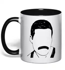 Чашка с цветной ручкой