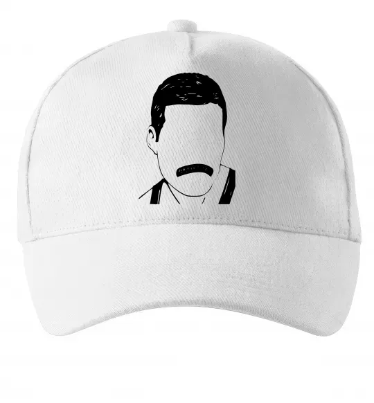 Кепка Freddie Mercury вуса Білий фото