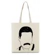 Еко-сумка Freddie Mercury вуса Бежевий фото