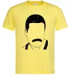 Чоловіча футболка Freddie Mercury вуса Лимонний фото