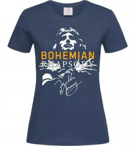 Жіноча футболка Bohemian Rhapsody Темно-синій фото