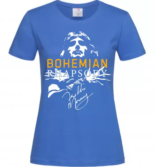 Жіноча футболка Bohemian Rhapsody Яскраво-синій фото