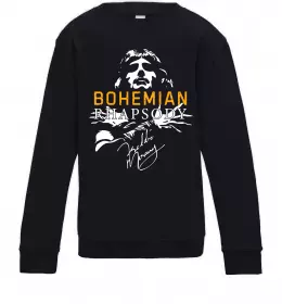 Детский Свитшот Queen logo Черный фото