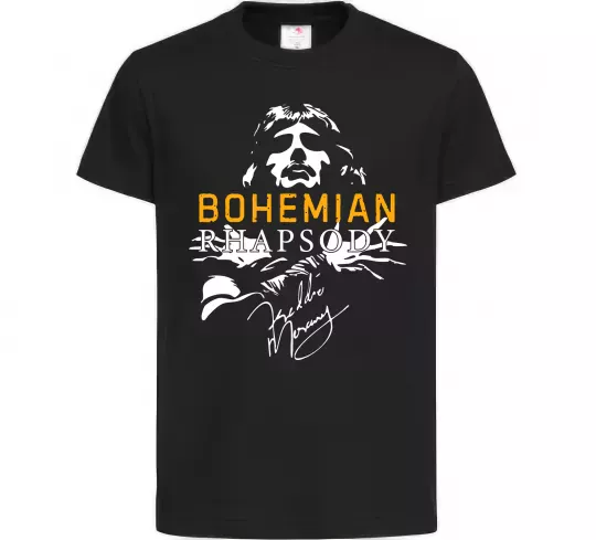Детская футболка Bohemian Rhapsody Черный фото