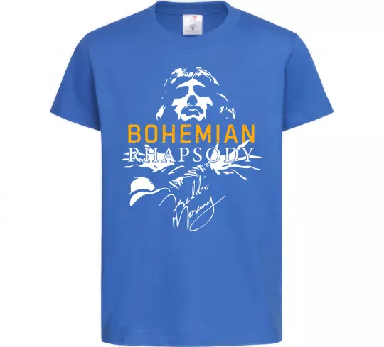 Детская футболка Bohemian Rhapsody Ярко-синий фото