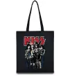 Еко-сумка Kiss poster Чорний фото