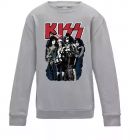 Дитячий світшот Kiss logo Сонячно жовтий фото Дитячий світшот Kiss logo Сонячно жовтий фото