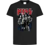 Дитяча футболка Kiss poster Чорний фото